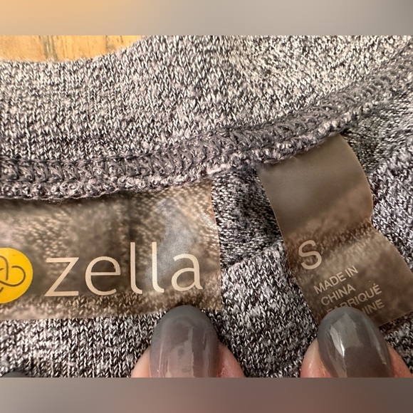 Zella Heather Gray Short Sleeve Knotted Tee - Picture 2 of 4